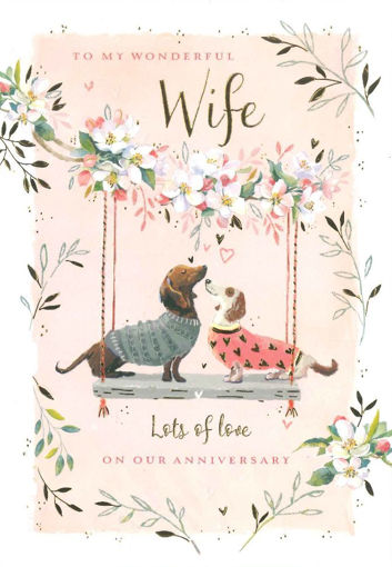 Picture of WONDERFUL WIFE ON OUR ANNIVERSARY CARD